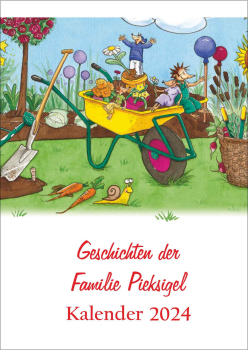 Kinder Kalender 2024" Geschichten der Familie Pieksigel"